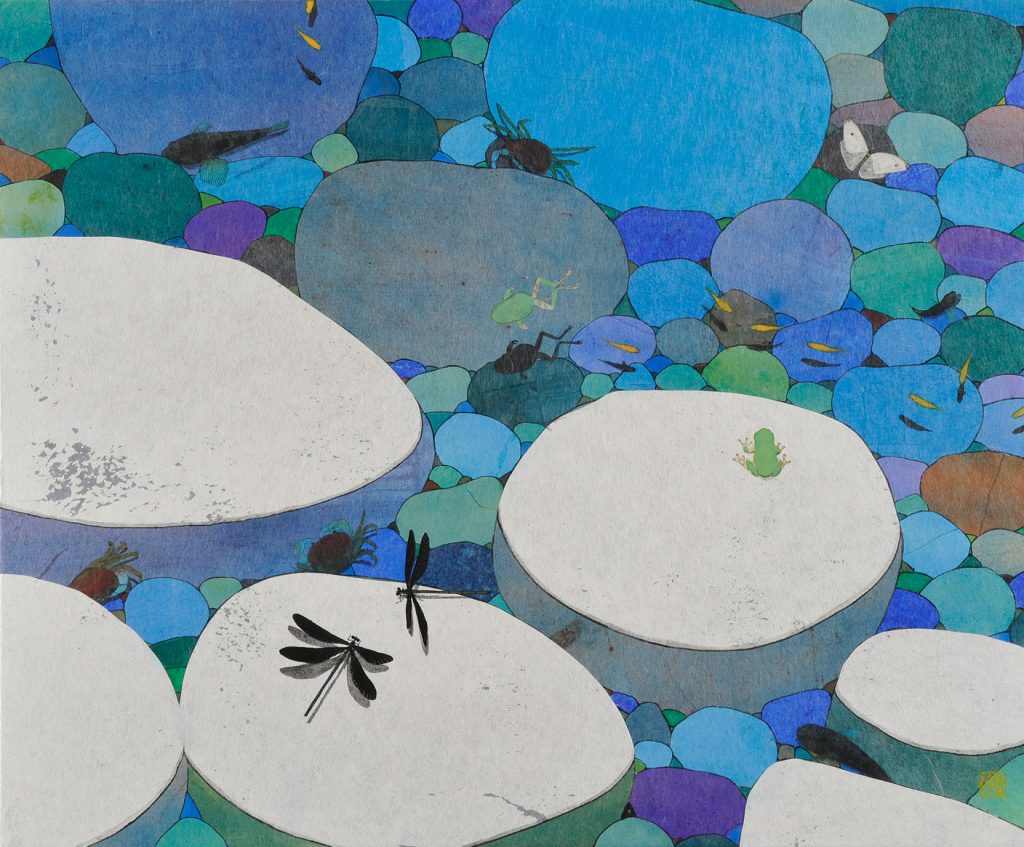 水に遊ぶ小さな命への 優しい眼差し日本画家 神戸智行と長良川 長良川story